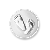 Baby Feet Silver XS munt Mi Moneda 