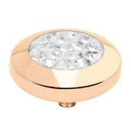 Vivid Multi CZ zetting Melano Rose Gold