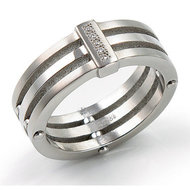 Ring Titanium Boccia Maat 18.25   0126-0157