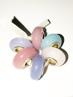 Beautfull Pastel set van 6 Glaskralen