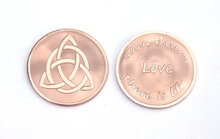 Charmed ( Triquetra ) - Where There is Love Large Rose Gold
