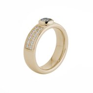 Vicky CZ Vivid Ring Gold MelanO