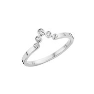 Friends CZ Pointed Silver Ring MelanO