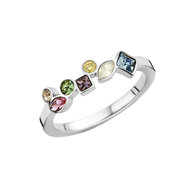 Melano Friends Mosaic Silver Ring 