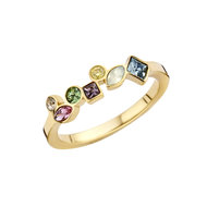 Melano Friends Mosaic Gold Ring 