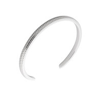 Sale: Medium Silver Refined Jessica Friend Armband MelanO 