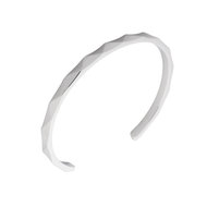 Sale: Medium Silver Facet Jessica Friend Armband melanO