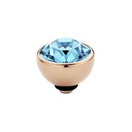 Aquamarine rosegold Twisted Swarovski MelanO 