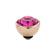 Fuchsia rosegold Twisted Swarovski MelanO 