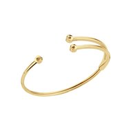 Twisted Trio Stone Armband MelanO Gold 