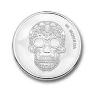 Skull Fire Silver Mi-Moneda MON-SKU-01