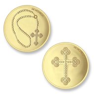 Cross - Rosary Gold Mi Moneda