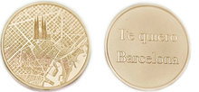 Del Mundo Barcelona Gold Large Mi Moneda