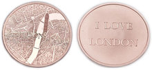 Del Mundo London Rose Gold Large Mi Moneda