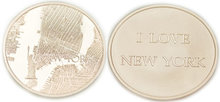 Del Mundo New York Gold Large Mi Moneda