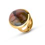 Kyra Kosmic Melano ring, Golden shadow 