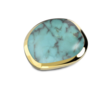 Melano Kosmic Turquoise Shaped Disk Steen