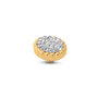 Melano Twisted Bali Flat Steentje Crystal
