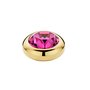 Fuchsia cz gold Vivid MelanO zetting