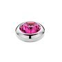 Fuchsia cz silver Vivid MelanO zetting