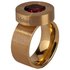 Gold Ring 10mm Stainless Steel Cameleon_