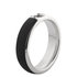 Maat 52/16.5 Vivid MelanO Ring Silver Black_