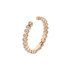 Tina CZ Twisted MelanO Ring Rose maat 64_