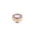 Halo Round CZ Light Rose Twisted MelanO_