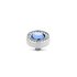 Halo Round CZ Light Sapphire Twisted MelanO_