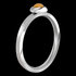 Edelsteen Tiger Eye ( Tijgeroog ) Ring 2mm Stainless Steel Melano_