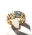 Ringen 2 stuks met CZ Gold plated Zilver 925  55610_