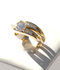 Ringen met CZ Gold Plated Zilver 925  55603_