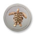 Swarovski Tortuga Schildpad Rose Gold plated Brown - Mi Moneda ( TOR-03-31 )_