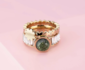 Melano Vivid Verena Ring Gold_