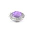 Amethyst - Melano Vivid Border CZ Steentje_