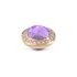 Amethyst - Melano Vivid Border CZ Steentje_