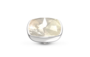 Crystal White Opal Circular Melano Twisted Steentje_