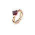Melano Twisted Trix Ring Rose Gold_