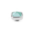 Melano Vivid Boxy Turquoise CZ Steentje _