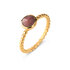 Melano Twisted Tiem Ring Gold_