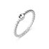 Melano Twisted Tiem Ring Silver_