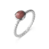 Melano Twisted Tiem Ring Silver_