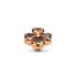 Melano Twisted Heart Clover Steentje Coffee_