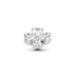 Melano Twisted Heart Clover Steentje Crystal_