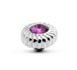 Melano Twisted Crystal Flower Steentje Fuchsia Purple_