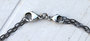 110cm Fantasie Collier Silver Grey Pearl GR11_