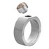 10mm Sturdy Stainless ring Vlak model maat 50  ( 16  )_