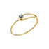 Taya Twisted Armband Melano Gold_