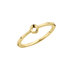 Petite Twisted Gold Melano Ring_