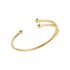 Twisted Trio Stone Armband MelanO Gold _